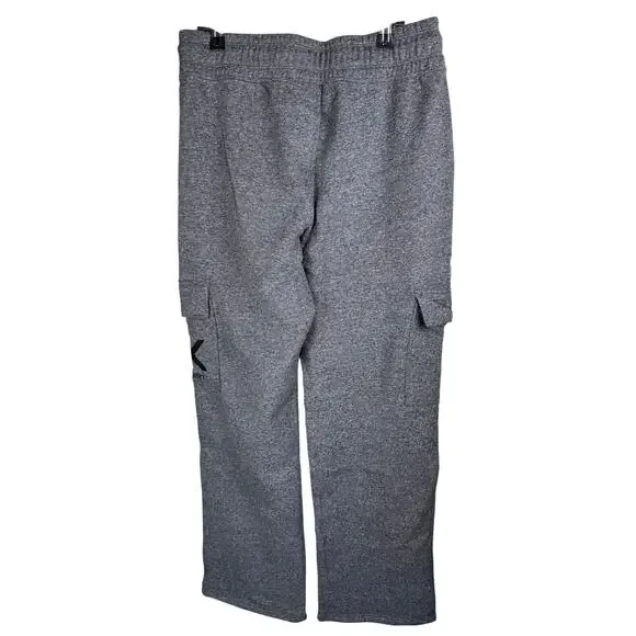 Calvin Klein Women's Active Embroidered-Logo Cargo Pants BLK HEATHER NWT SIZE S - Picture 6 of 10